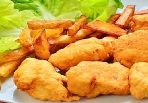 Chicken Nuggets with Chips