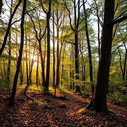 Create a forest that is warm and inviting.jpg