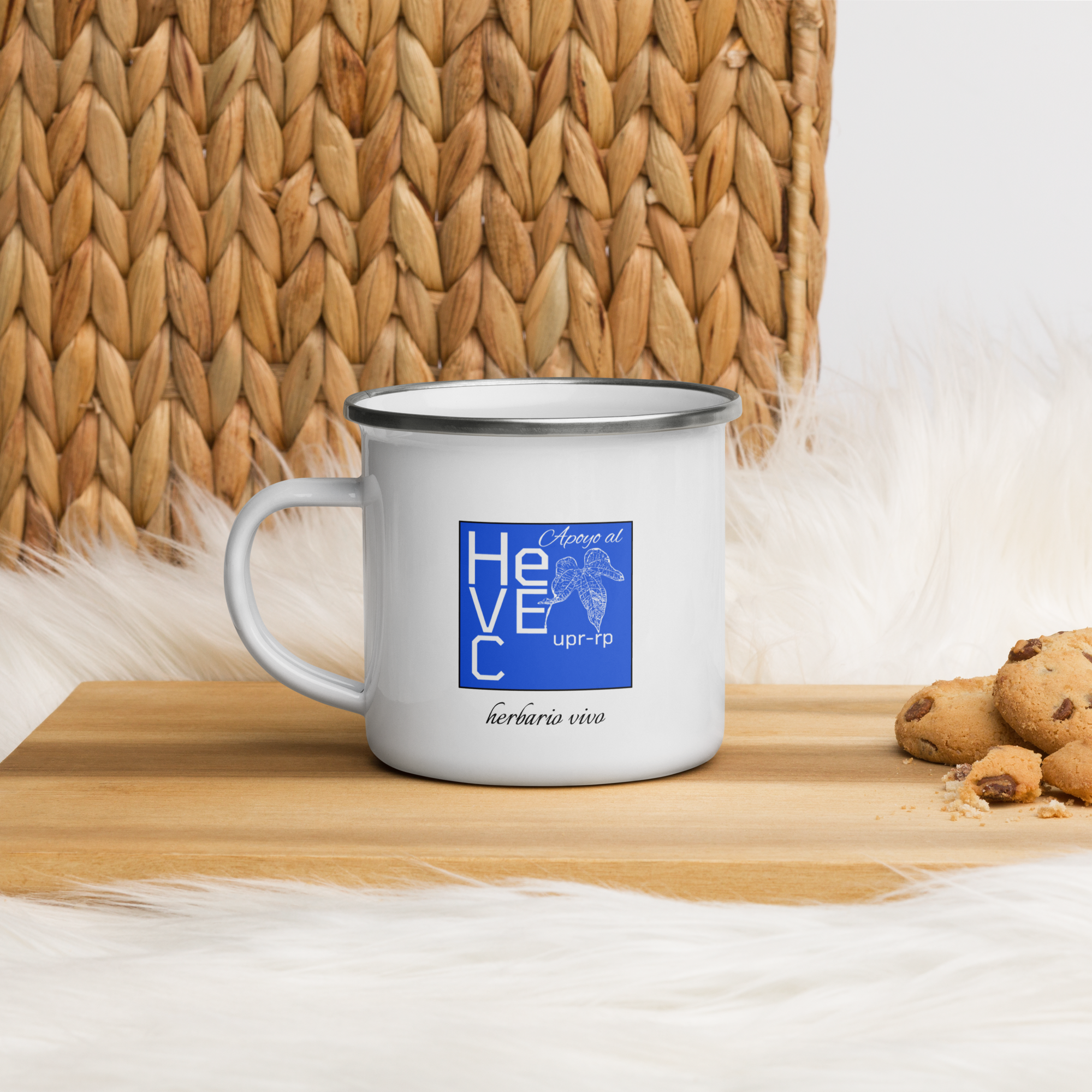 Tazón HeVEC azúl cielo profundo (Enamel Mug)