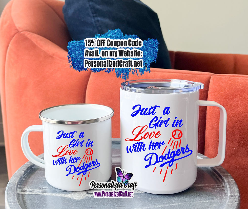 Thumbnail: Dodgers Baseball Just a Girl in Love with her Dodgers Cup, 2024 World Series