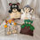 Thumbnail: Bear Fox Dinosaur and Monkey Animal Milestone Wood Marker