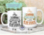 Thumbnail: Coffee pairs nicely with silence Personalized Mug Cup Funny Quirky Coffee Quotes