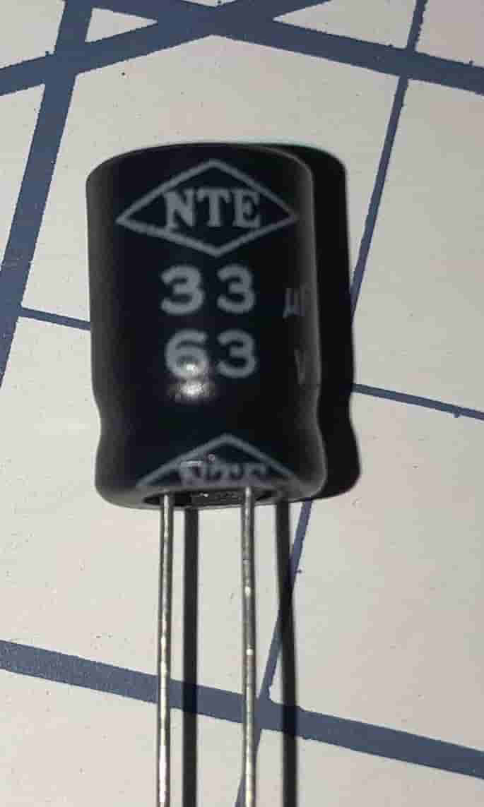 NTE  63v Radial Capacitor