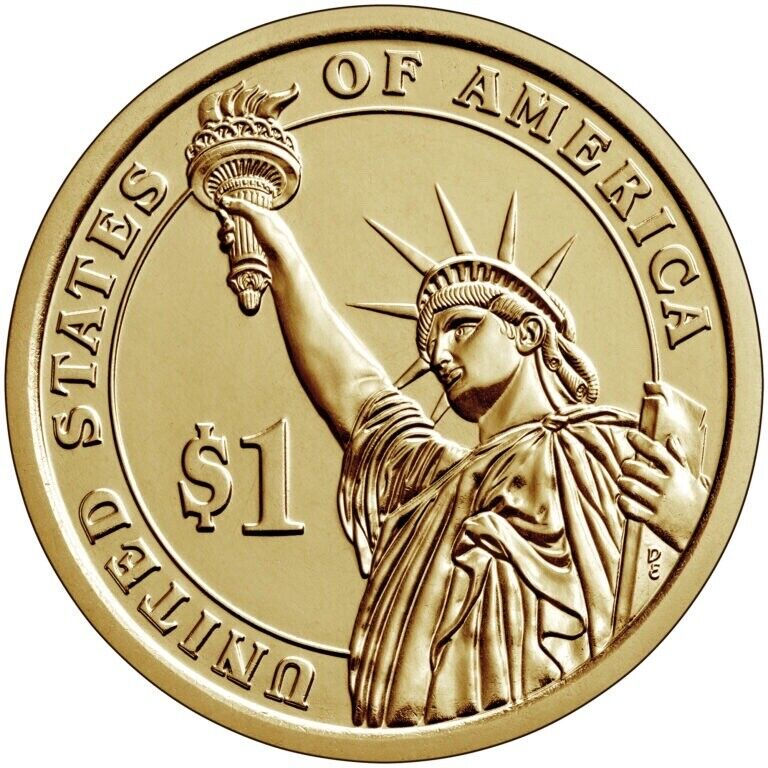 Pristine Uncirculated 2020 George H W Bush Presidential Dollar Coin