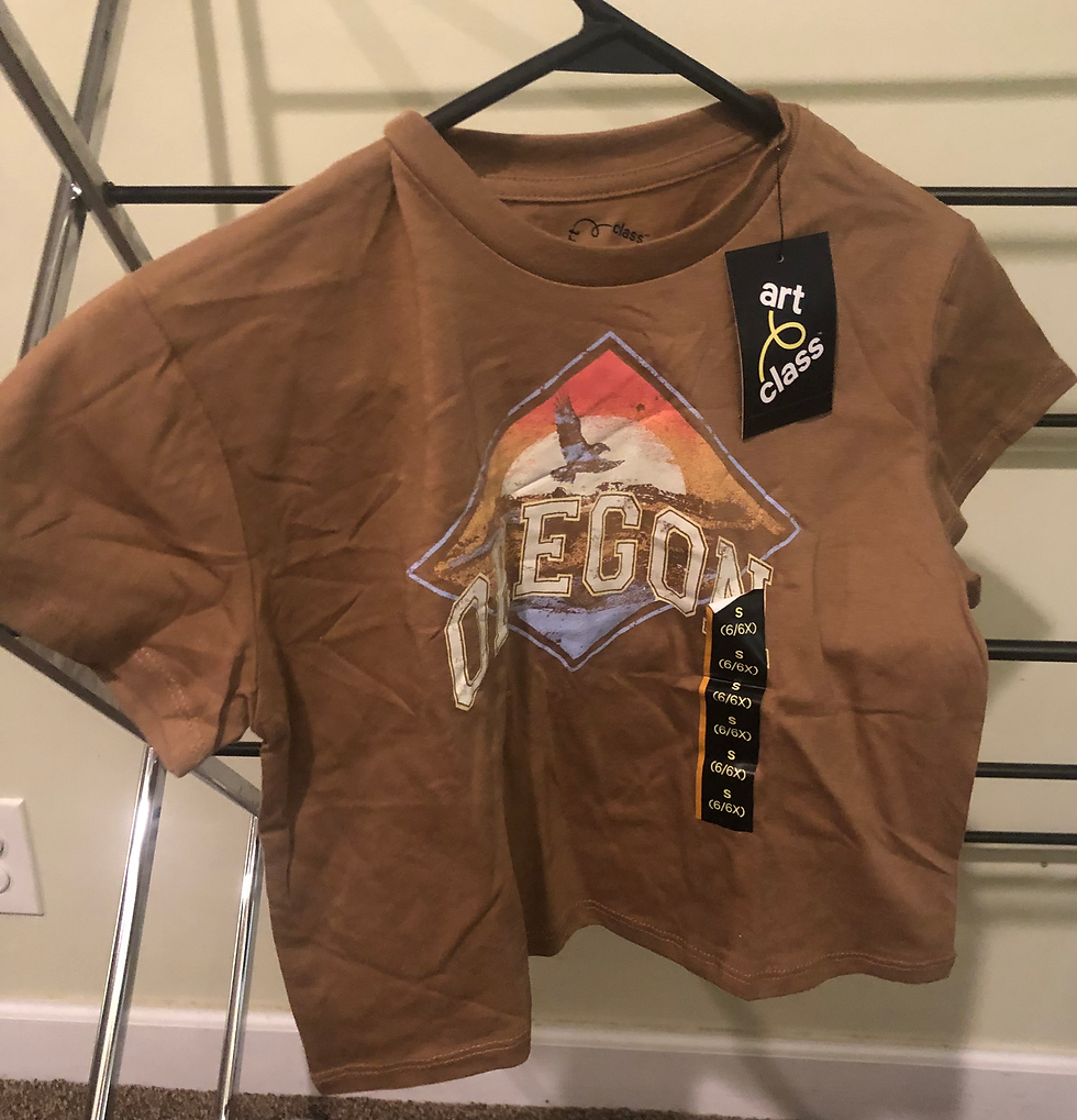 Art Class Kids Oregon T Shirt Size S