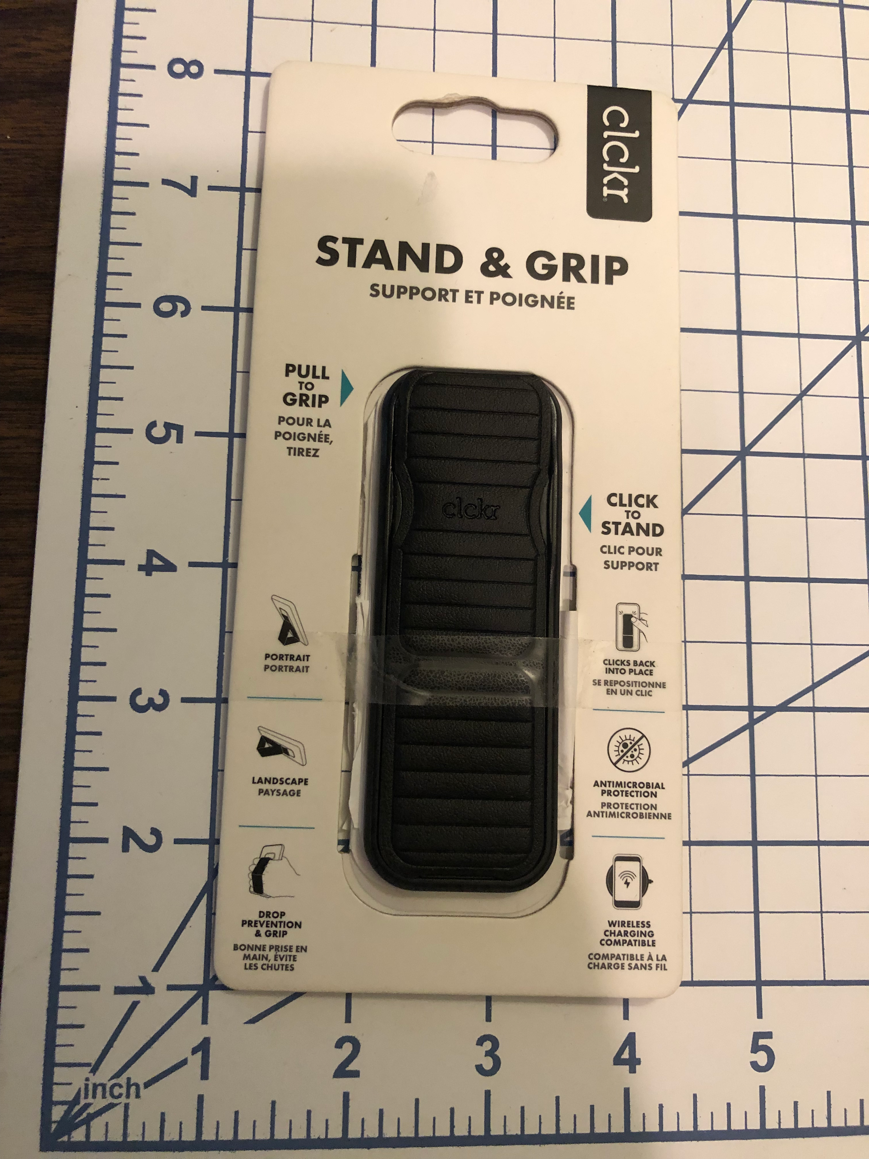 CLCKR Universal Grip & Stand Adhesive Holder for Most Smartphone & Phone Case
