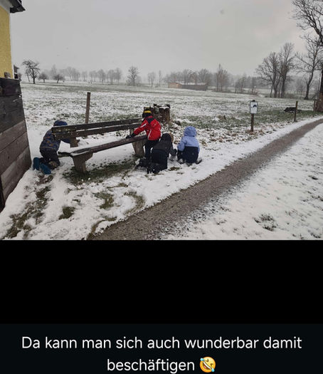 Galerie - Frühlingserwachen II - Über Nacht kommt der Winter zurück!