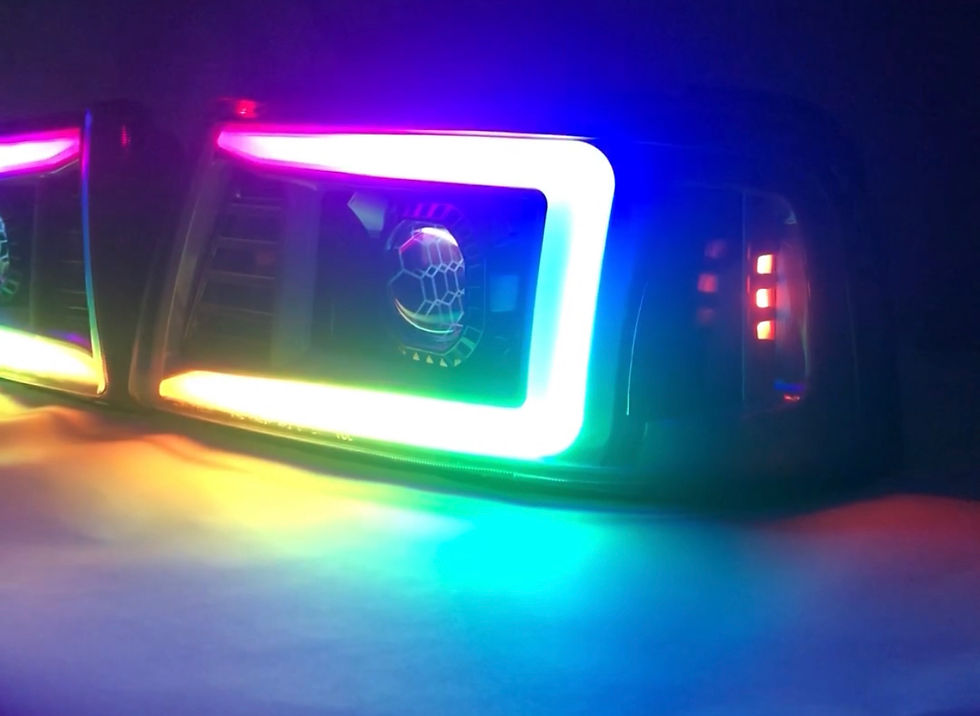 Thumbnail: 01-11 Ford Ranger C-Bar DRL PREBUILT HEADLIGHTS