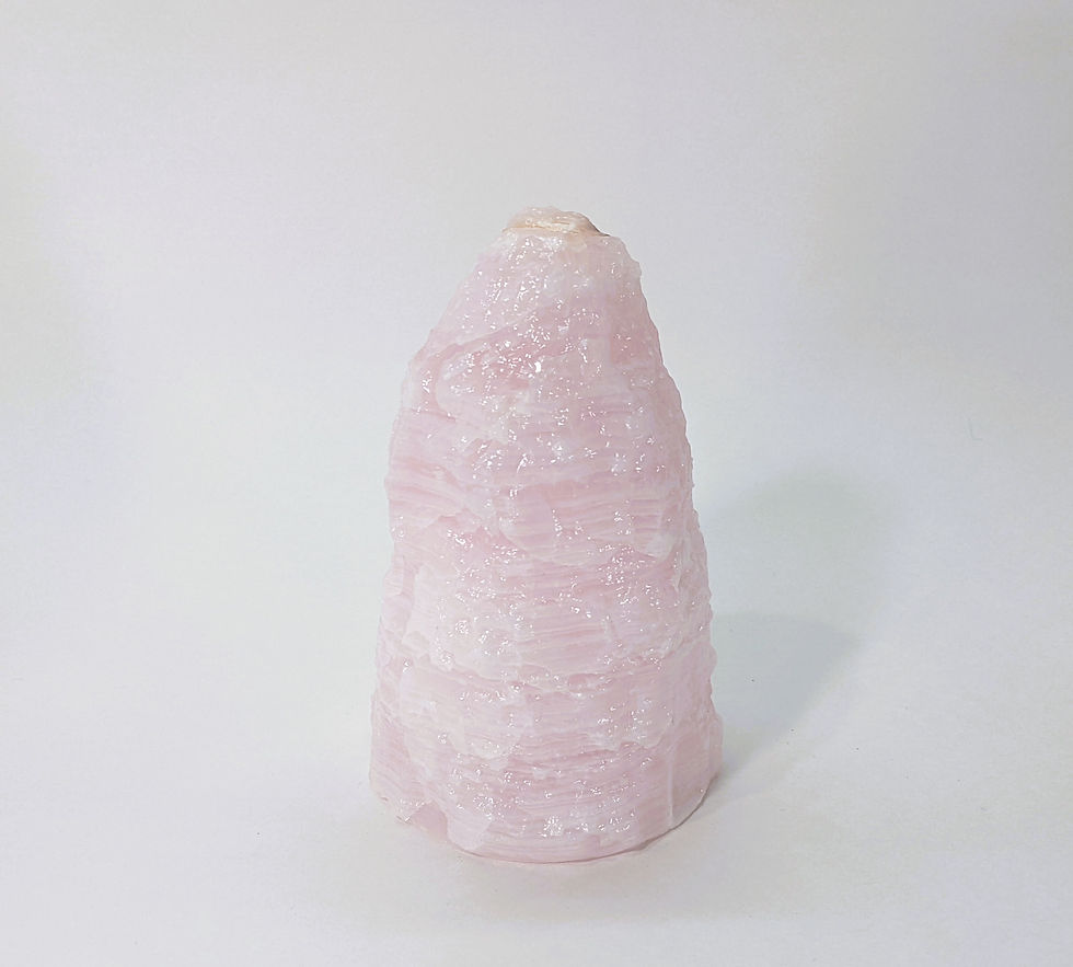 Thumbnail: Soft and lovely Pink Calcite Lamp at jujujems