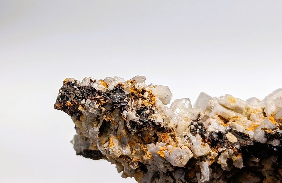 Thumbnail: stunning aegirine, feldspar, and smoky quartz specimen