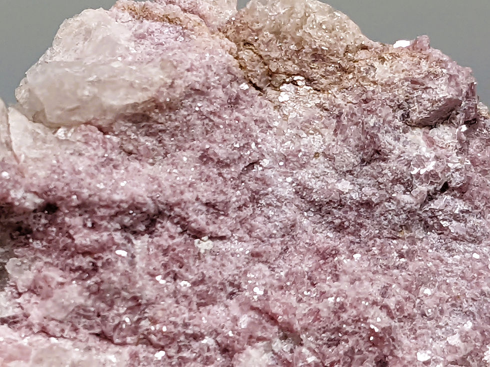 Thumbnail: Californian Lepidolite stone with calming lavender tones