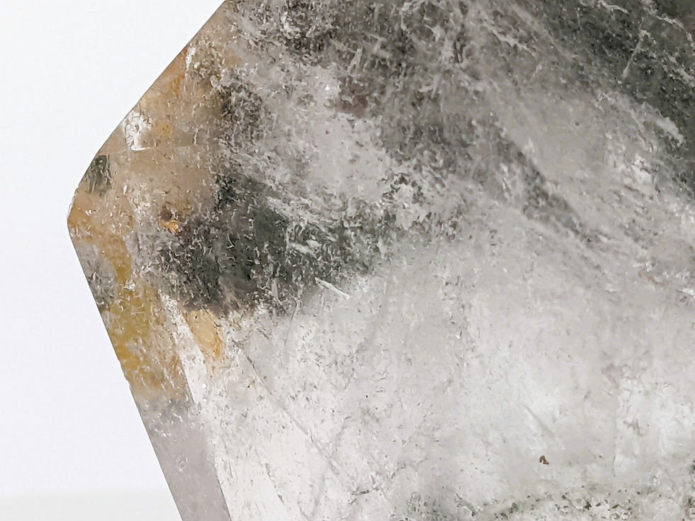 Thumbnail: Glistening Garden Quartz with unique mineral formations resembling miniature natural landscapes