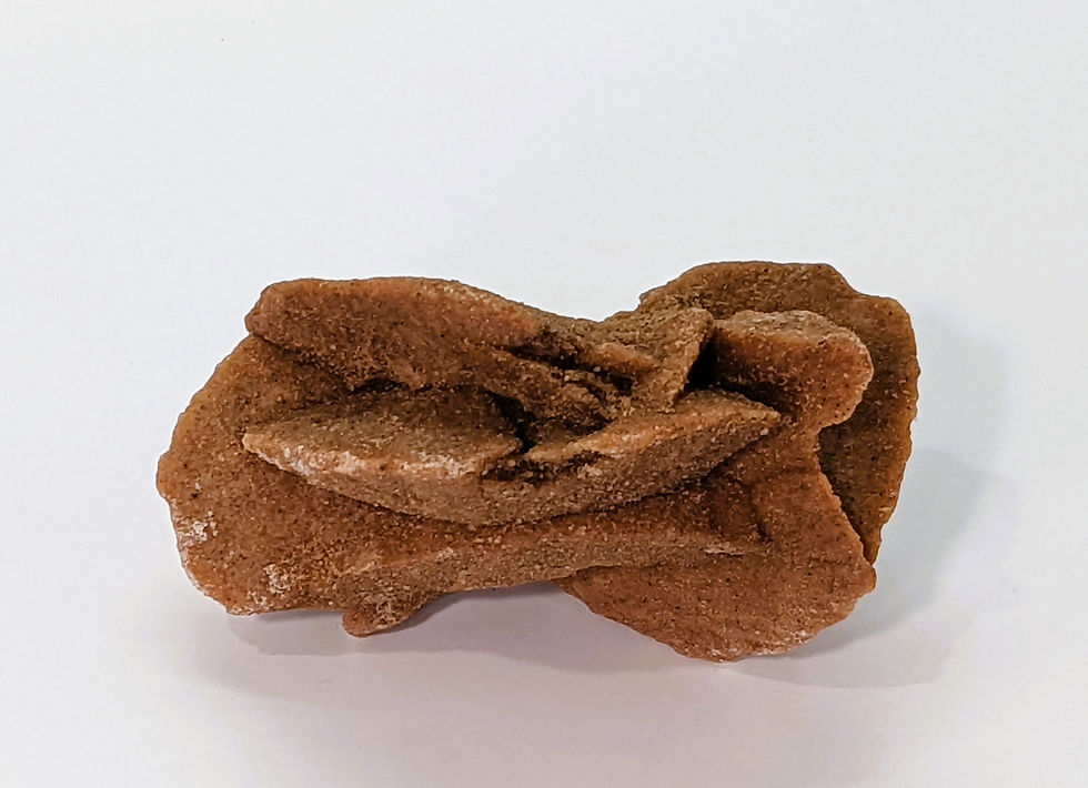 Thumbnail: Pale sandy Barite Sand Crystal with intricate patterns.