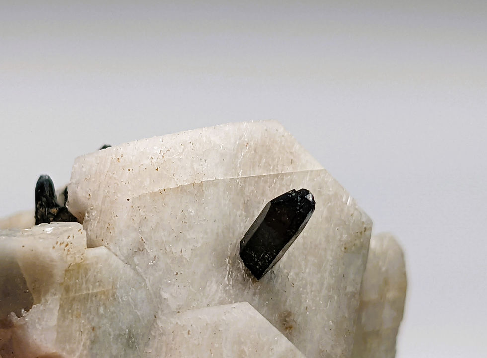 Thumbnail: out-of-this-world aegirine in feldspar specimen