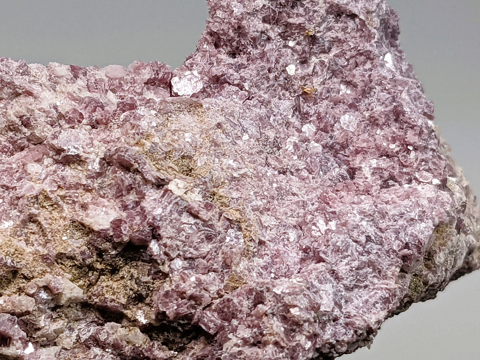Thumbnail: Purple Lepidolite crystal promoting stress relief