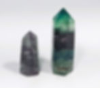 Colorful Rainbow Fluorite Towers with vugs