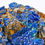 Thumbnail: Velvet Malachite with Azurite and Cuprite from Congo