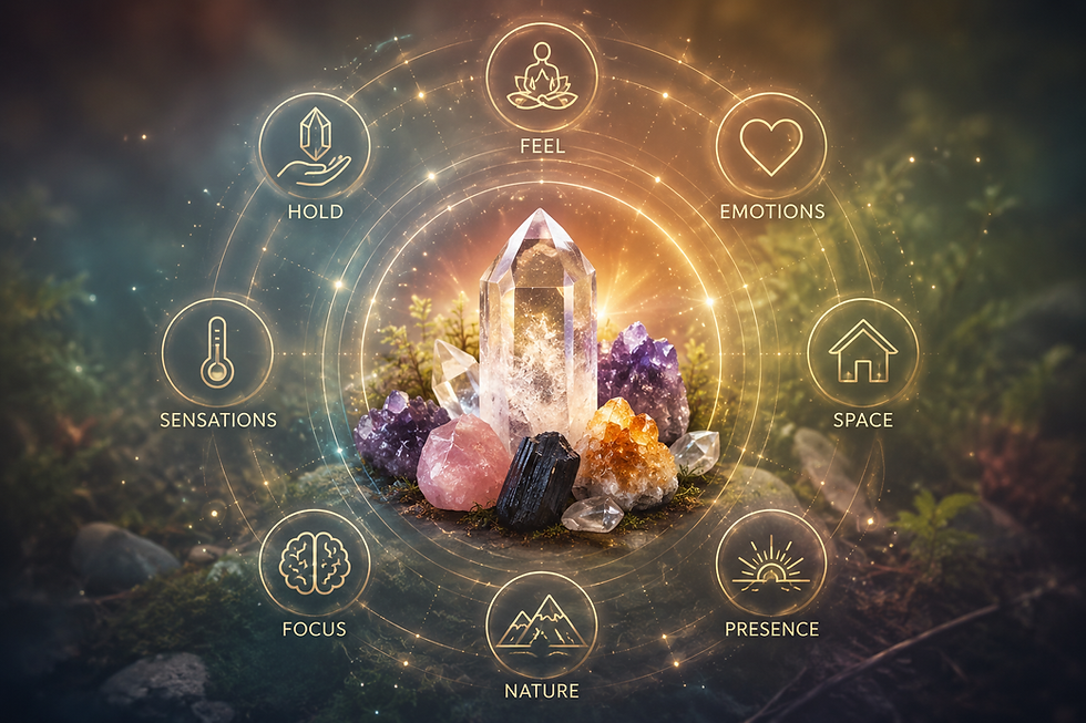 Graphic of Crystal Energy types