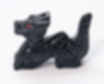 Thumbnail: Amazingly carved black onyx dragon ready to protect you!