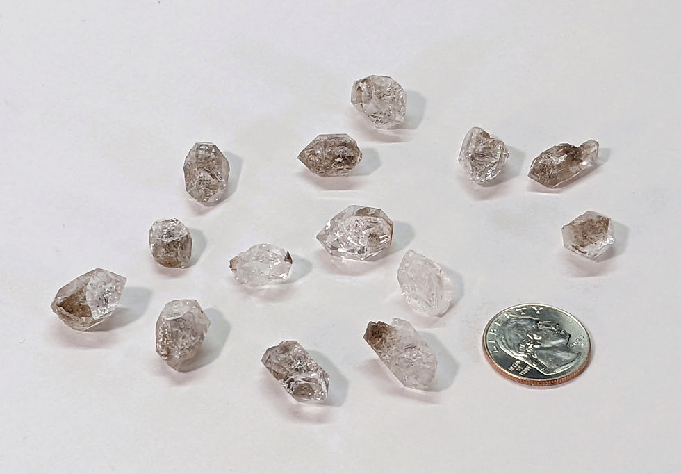 Herkimer Diamond from jujujems: a high-vibration crystal for clarity, energy, and spiritual growth.