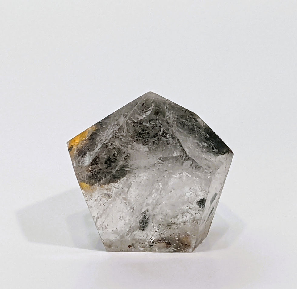 Thumbnail: Glistening Garden Quartz with unique mineral formations resembling miniature natural landscapes