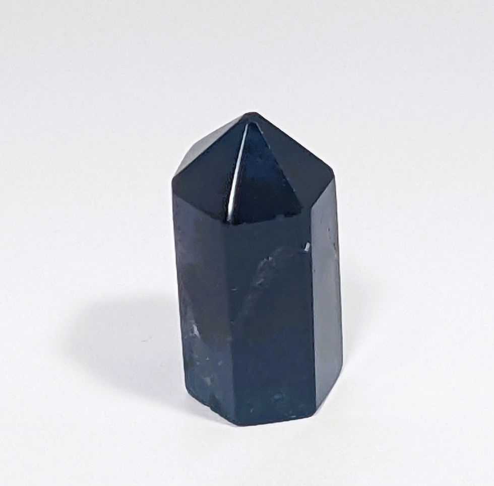 Thumbnail: Rare blue and brown fluorite points