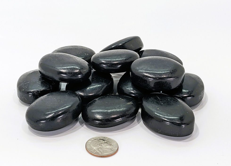 Thumbnail: Shungite pillows, grounding energy, protection, EMF shielding.