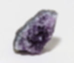 Amethyst crystal with rich purple tones, known for calming energy and spiritual clarity. At jujujems.