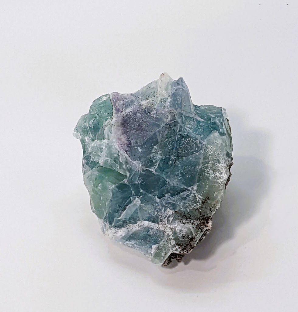 Thumbnail: Fluorite: Colorful, clarity-enhancing and energy clearing properties. Explore this crystal at jujujems.