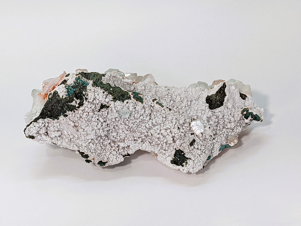 Thumbnail: Apophyllite with Heulandite featuring sparkling crystals, known for its calming and spiritual properties. At jujujems.