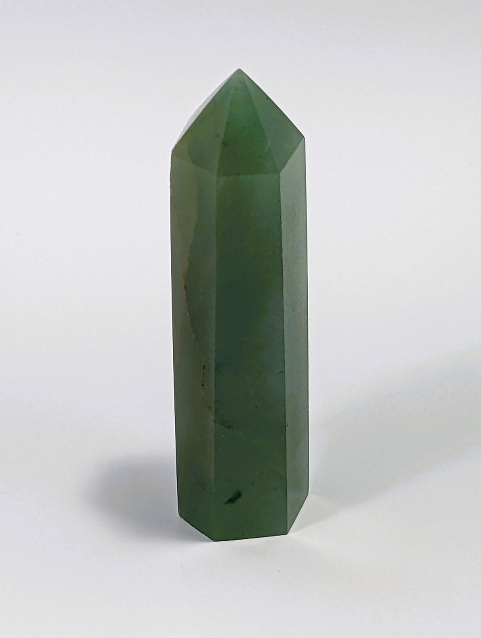Thumbnail: Green Aventurine crystal towers in shades of soft green