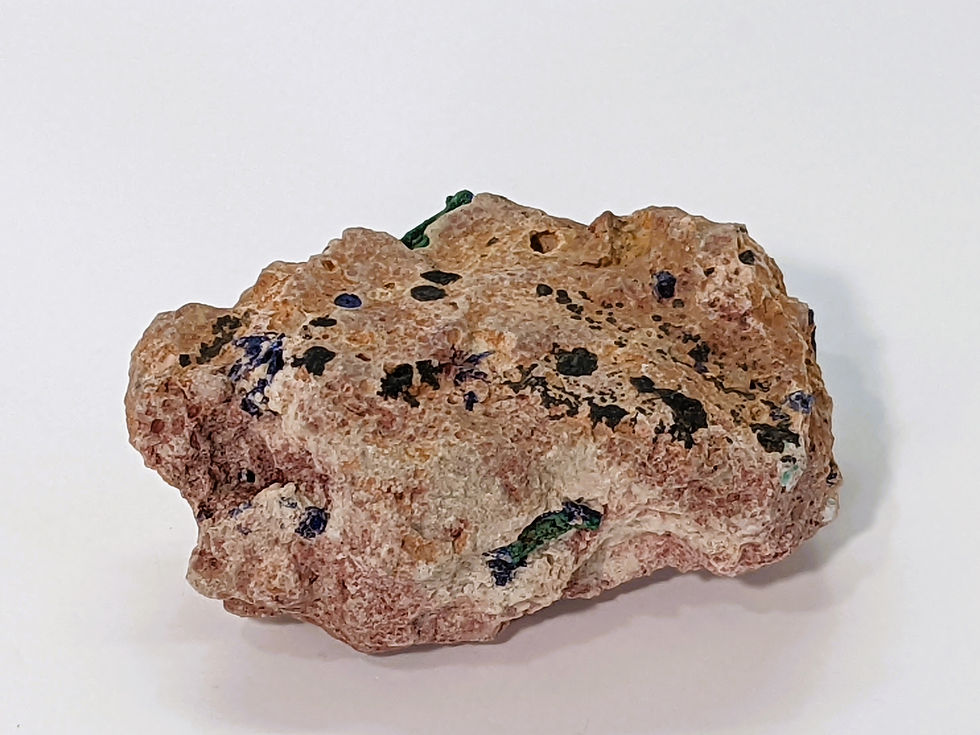 Thumbnail: Azurite with Malachite in matrix, featuring vibrant blue and green patterns, known for enhancing intuition. At jujujems.