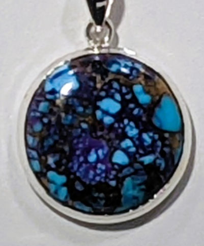 Thumbnail: Copper in Turquoise Pendants w/Chain