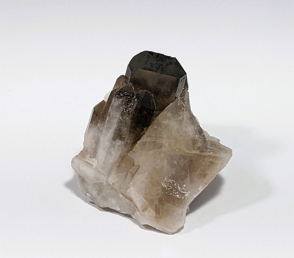 Thumbnail: chunky and lovely smoky quartz cluster