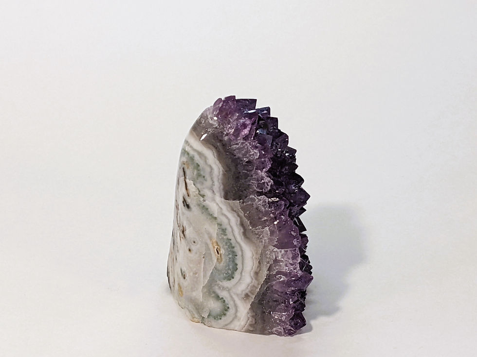 Thumbnail: Raw Amethyst cluster ideal for easing stress and shielding negative energy.