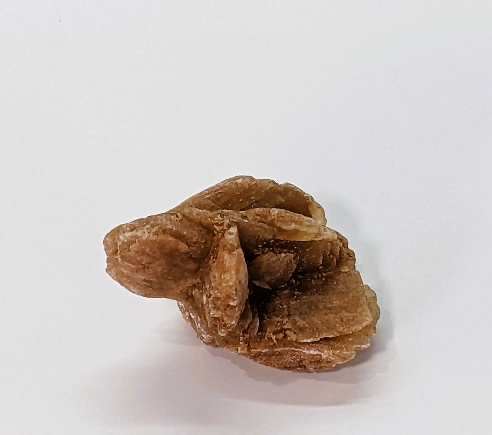 Thumbnail: Barite Sand Crystal with rough, layered formations.