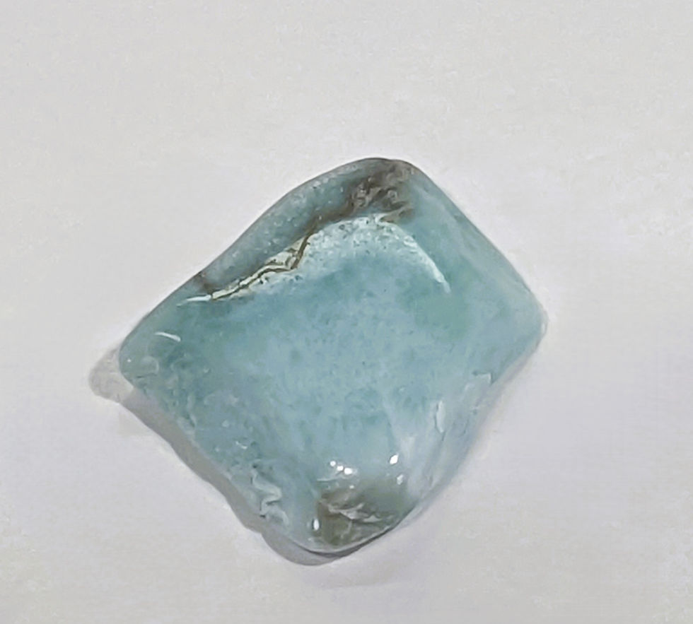 Thumbnail: rare Larimar blue crystal for healing, peace, and transformation