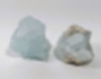 Rough Aquamarine chunks in the calmest blues at jujujems.com