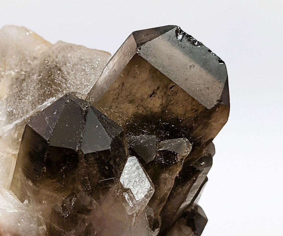 Thumbnail: chunky and lovely smoky quartz cluster