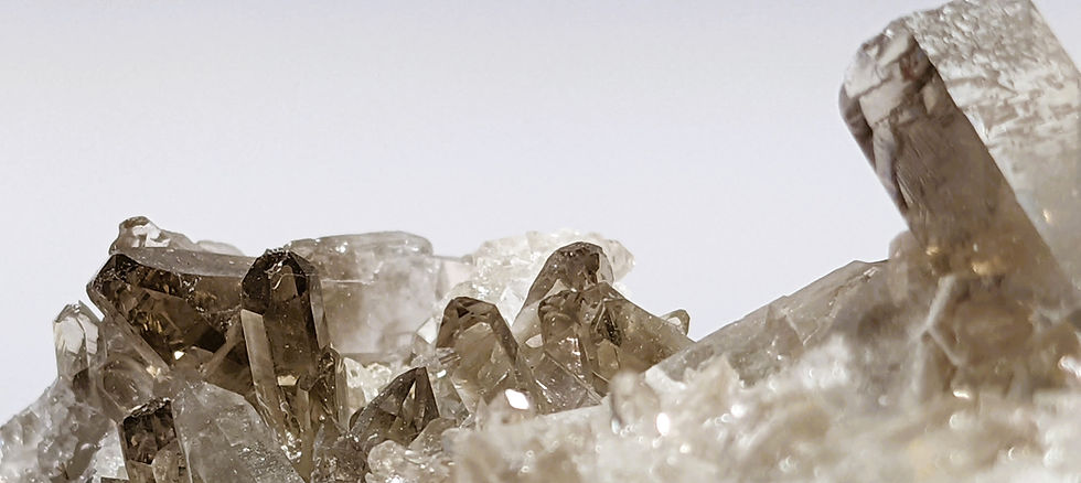 Thumbnail: breathtaking smoky quartz cluster