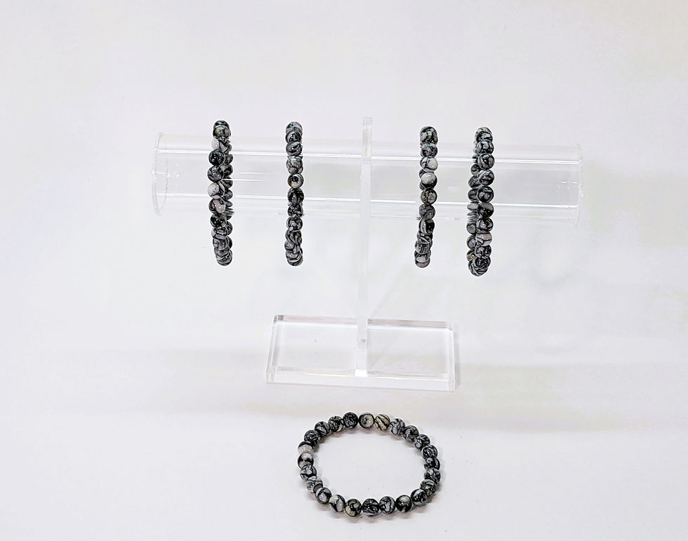 Thumbnail: _black-and-white_black-needle-like-crystals_jujujems_metaphysical_peace_mineral-collector_unique_magnesite_dolomite_pinolith