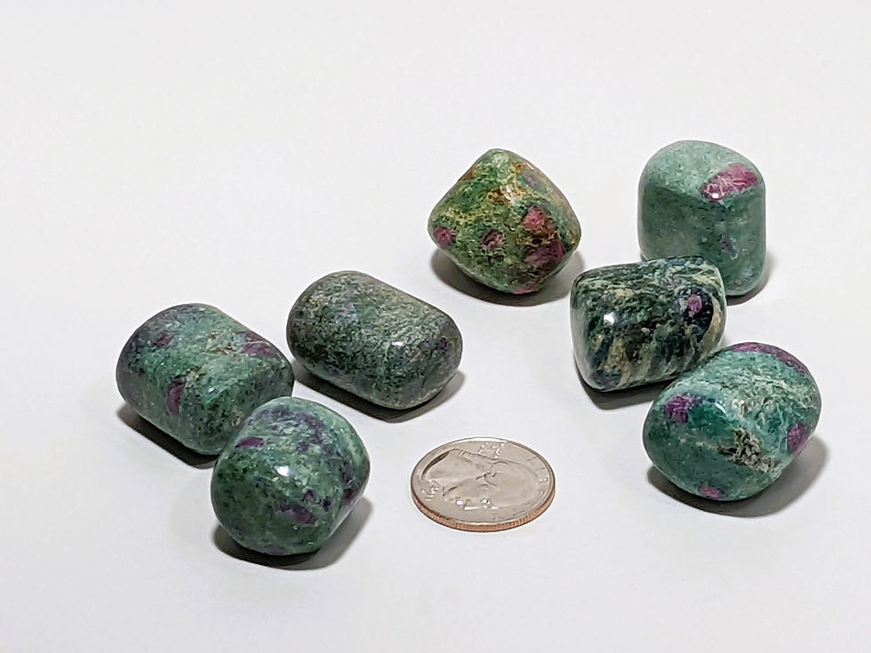 Thumbnail: Ruby in Fuchsite Tumbles