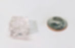Shiny Herkimer Diamond crystal with prism-like facets
