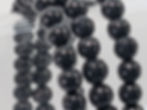 Shungite beaded bracelets with smooth round black beads known for EMF protection and grounding energy