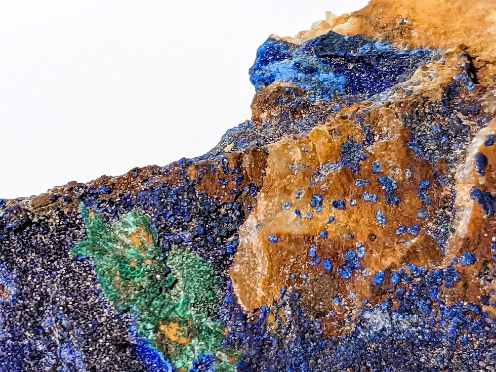 Thumbnail: Natural Velvet Malachite with mixed mineral inclusions