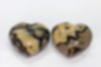 septarian nodule carved hearts dragon stone