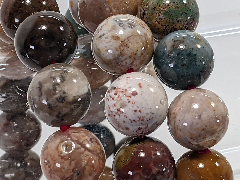 Jasper bracelet with energizing properties enhances creativity and emotional stability