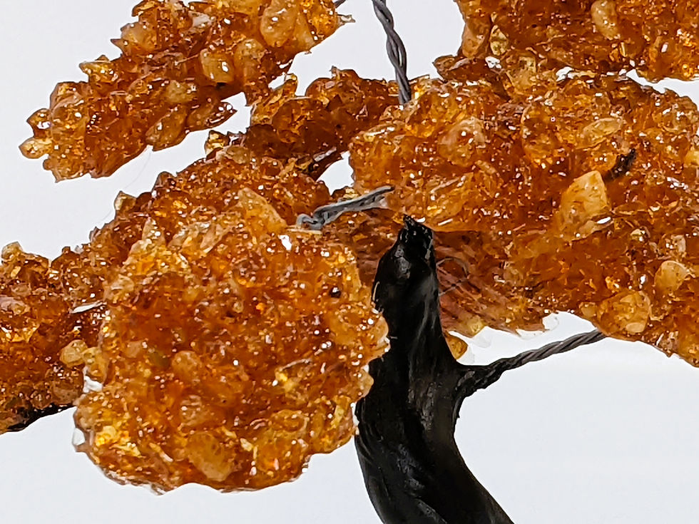 Thumbnail: Citrine Geode Gemstone Tree