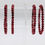 Thumbnail: Deep, dark, rich pink Thulite Bracelet