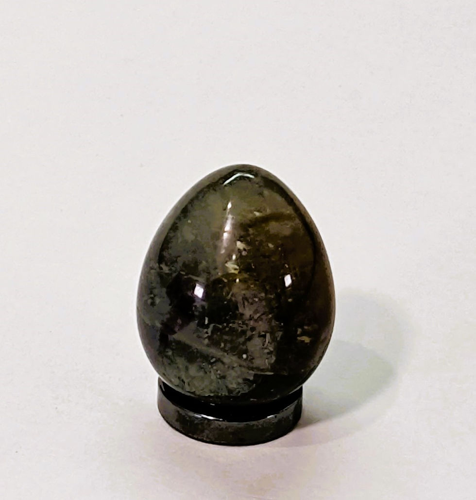 Thumbnail: Carved Fluorite Eggs in lovely colors